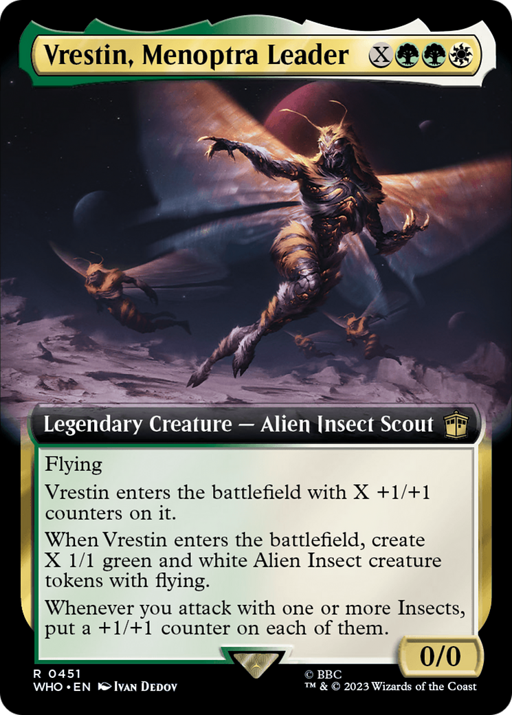 Vrestin, Menoptra Leader (Extended Art) [Doctor Who] | Good Games North