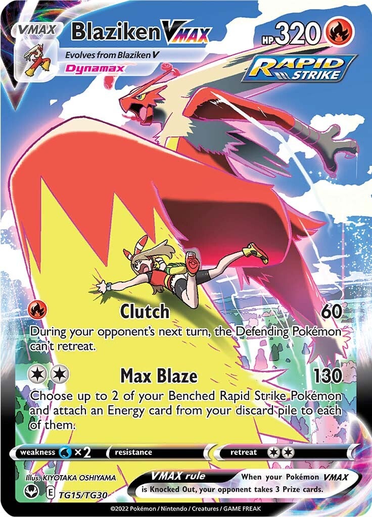 Blaziken VMAX (TG15/TG30) [Sword & Shield: Silver Tempest] | Good Games North