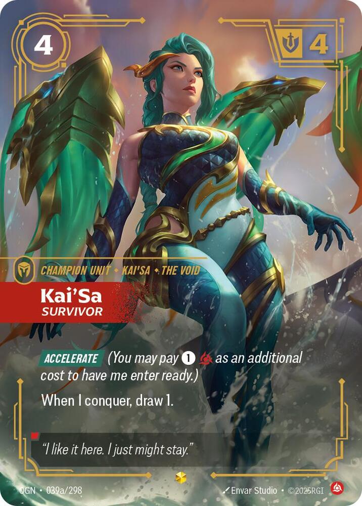 KaiSa Survivor Alternate Art (Origins)  - Foil | Good Games North