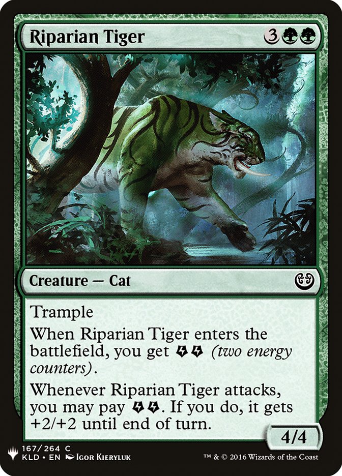 Riparian Tiger [Mystery Booster] | Good Games North