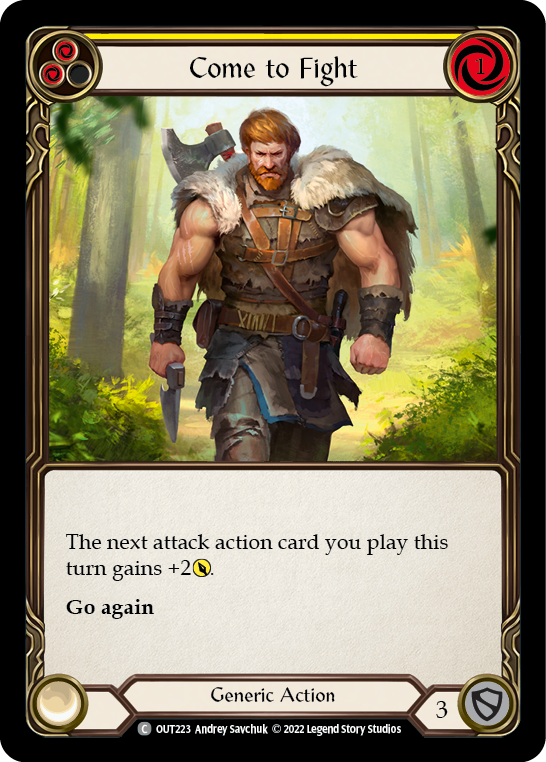 Come to Fight (Yellow) [OUT223] (Outsiders) | Good Games North