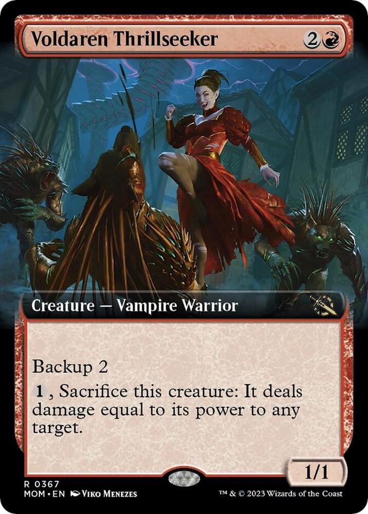 Voldaren Thrillseeker 367 (March of the Machine)  - Extended Art | Good Games North