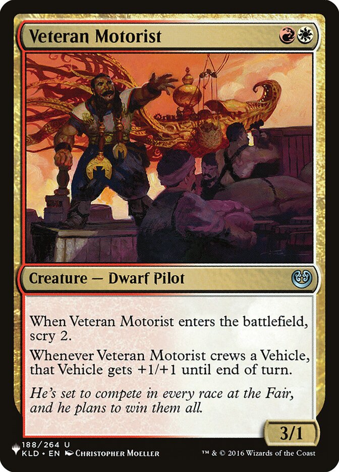 Veteran Motorist [The List] | Good Games North