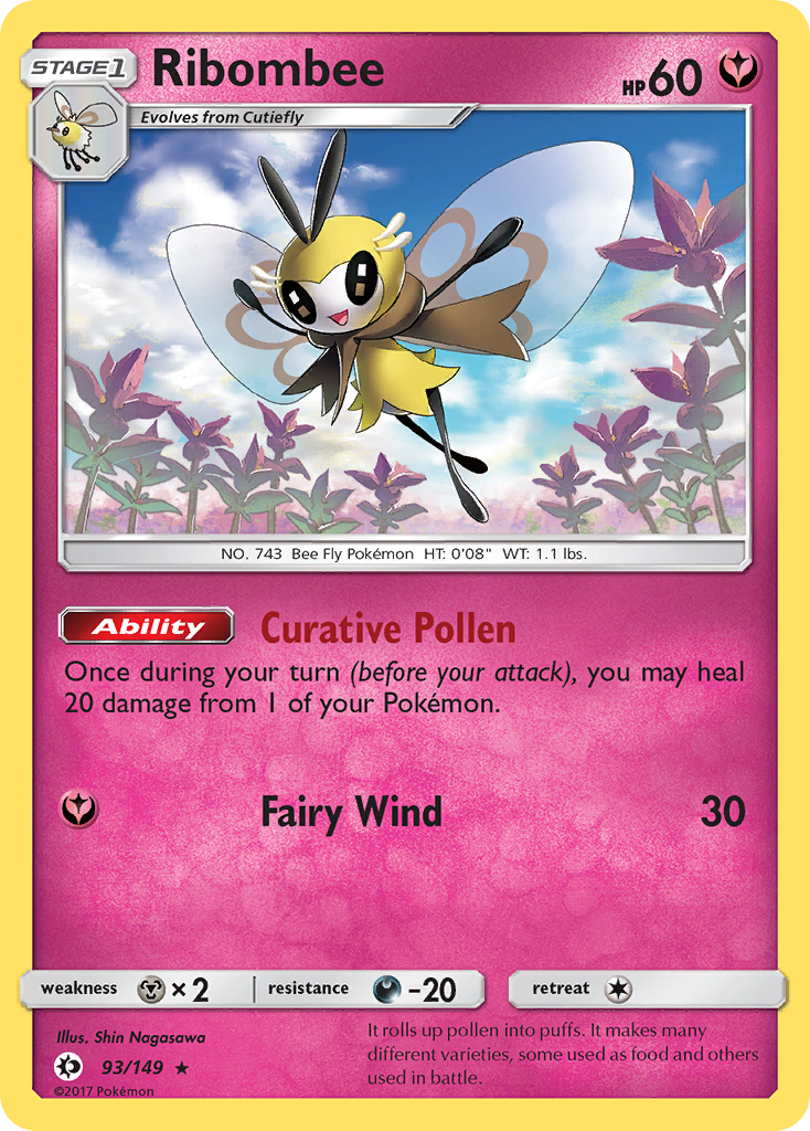 Ribombee (93/149) [Sun & Moon: Base Set] | Good Games North