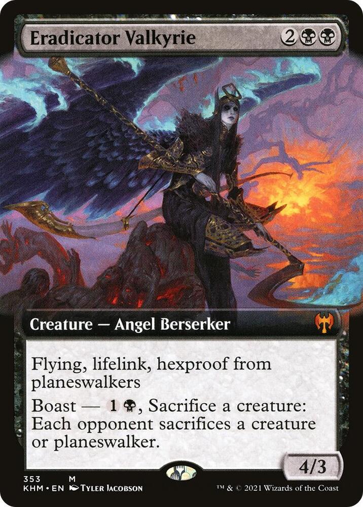 Eradicator Valkyrie 353/285 (Kaldheim)  - Extended Art | Good Games North