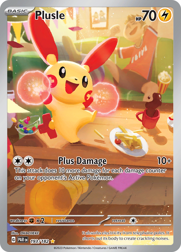 Plusle (193/182) [Scarlet & Violet: Paradox Rift] | Good Games North