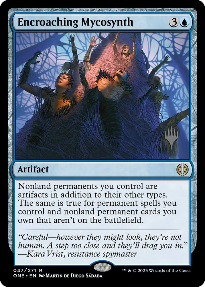 Encroaching Mycosynth (Promo Pack: Phyrexia: All Will Be One)  - undefined | Good Games North