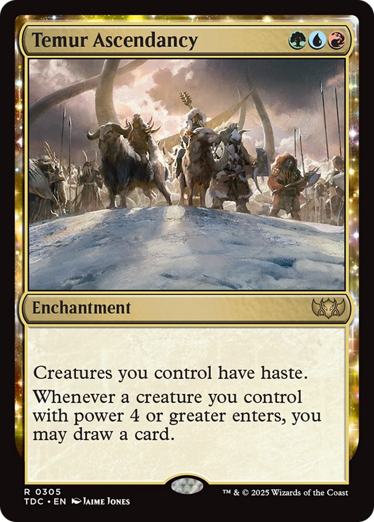 Temur Ascendancy [Tarkir: Dragonstorm Commander] | Good Games North
