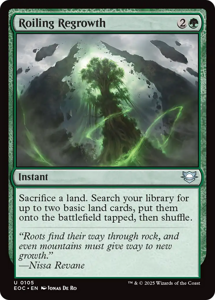 Roiling Regrowth [Edge of Eternities Commander] | Good Games North