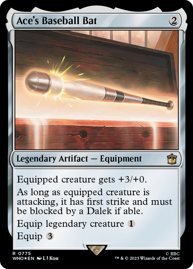 Ace's Baseball Bat (Surge Foil) [Doctor Who] | Good Games North