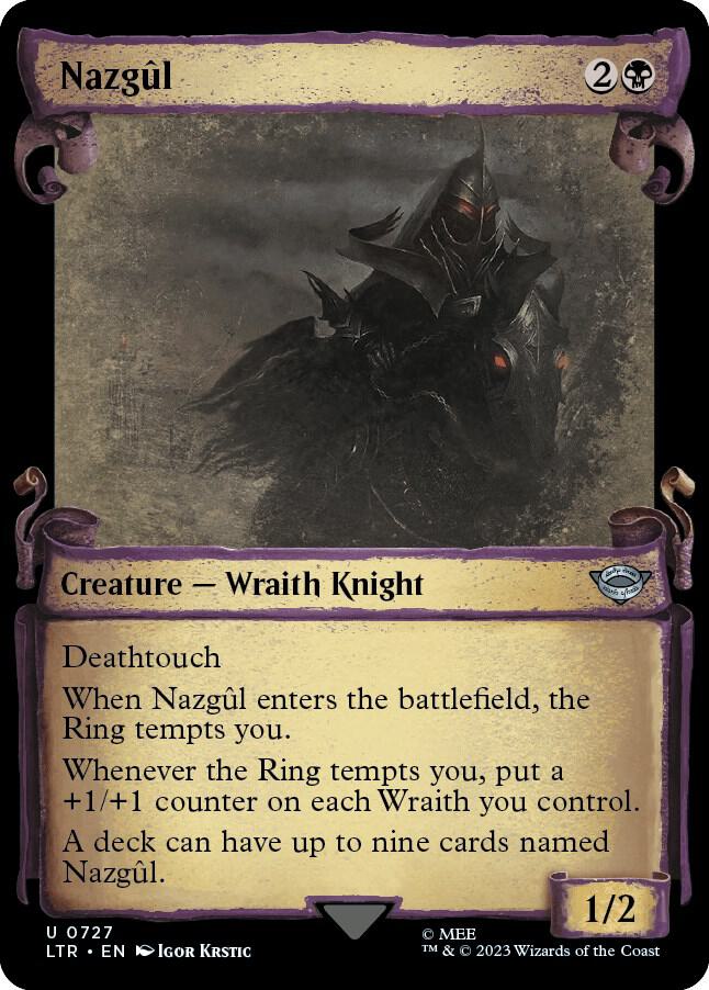 Nazgul 0727 Showcase Scrolls (Universes Beyond: The Lord of the Rings: Tales of Middle-earth)  | Good Games North