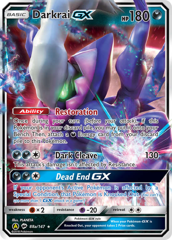 Darkrai GX (88a/147) [Alternate Art Promos] | Good Games North