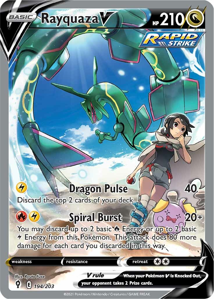 Rayquaza V (194/203) [Sword & Shield: Evolving Skies] | Good Games North