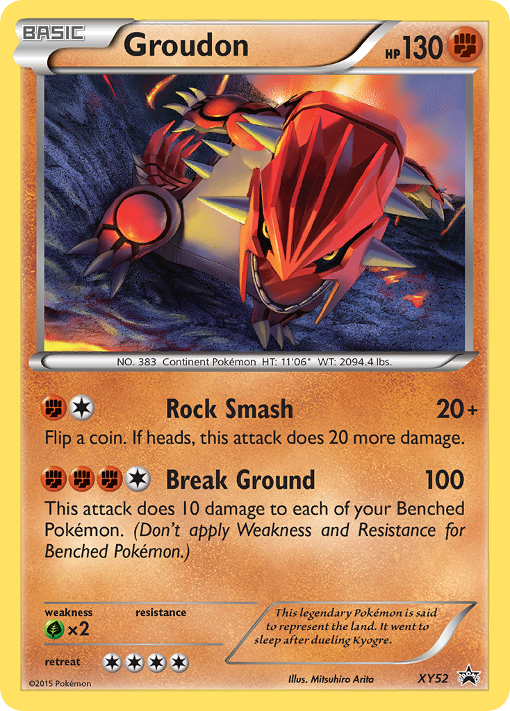 Groudon (XY52) [XY: Black Star Promos] | Good Games North