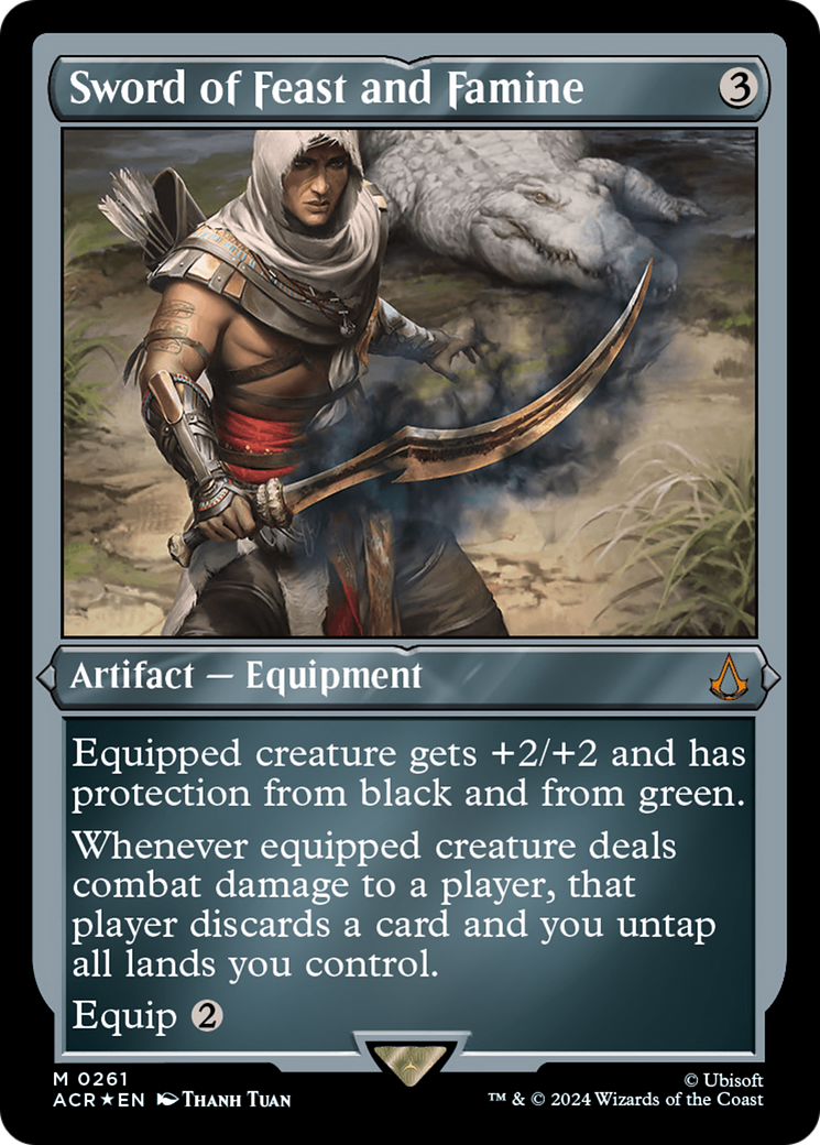 Sword of Feast and Famine (Foil Etched) [Assassin's Creed] | Good Games North