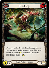 Bare Fangs (Blue) [EVR010] (Everfest)  1st Edition Rainbow Foil | Good Games North