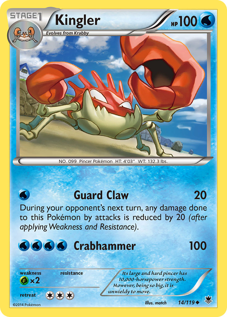 Kingler (14/119) [XY: Phantom Forces] | Good Games North