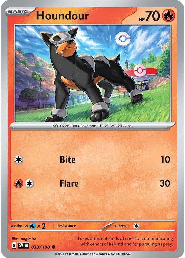Houndour (033/198) [Scarlet & Violet: Base Set] | Good Games North