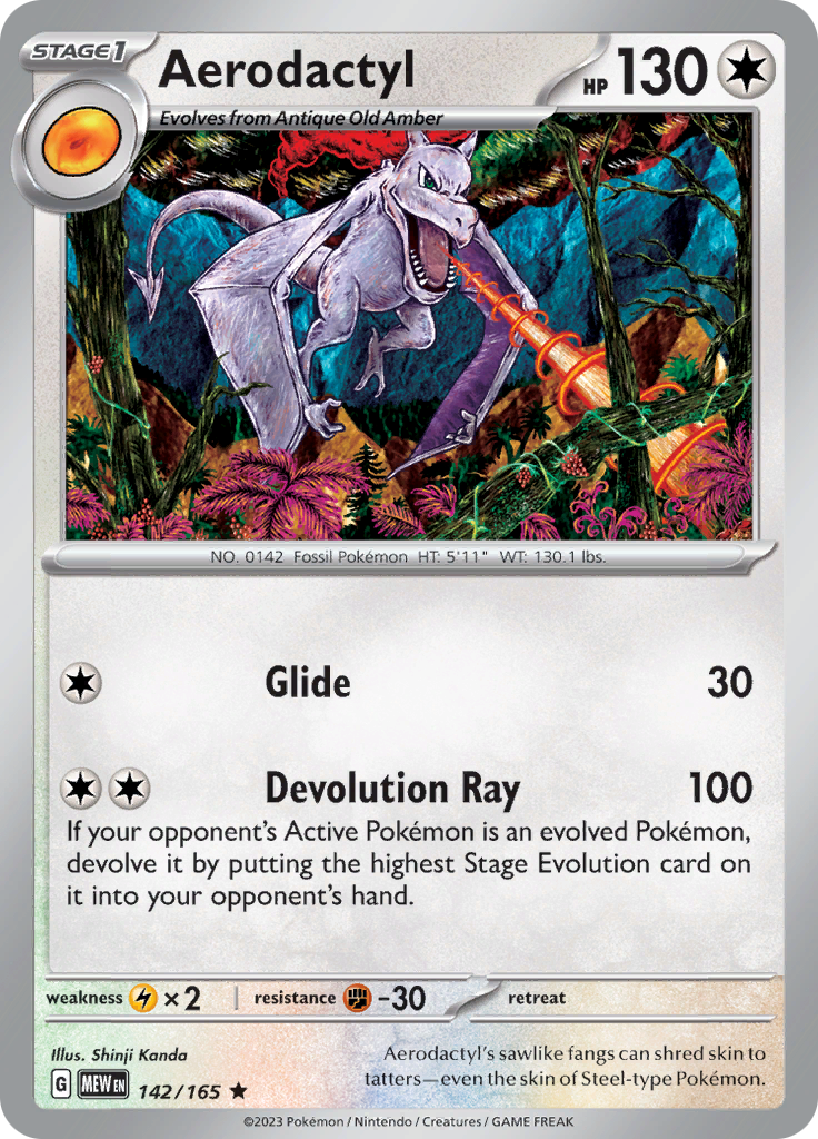 Aerodactyl (142/165) [Scarlet & Violet 151] | Good Games North