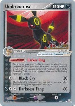 Umbreon ex (112/115) (Eeveelutions - Jimmy Ballard) [World Championships 2006] | Good Games North