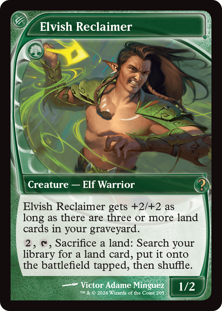 Elvish Reclaimer (Future Sight) [Mystery Booster 2] | Good Games North
