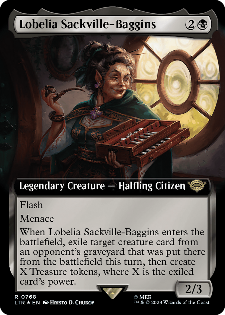 Lobelia Sackville-Baggins (Extended Art) (Surge Foil) [The Lord of the Rings: Tales of Middle-Earth] | Good Games North