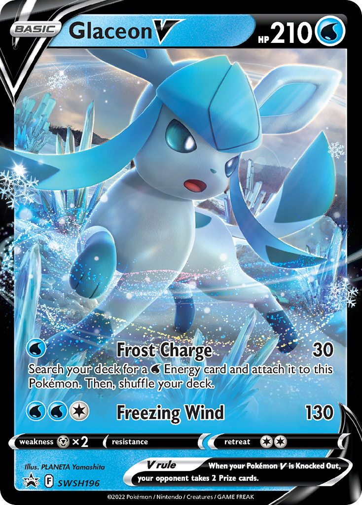 Glaceon V (SWSH196) [Sword & Shield: Black Star Promos] | Good Games North
