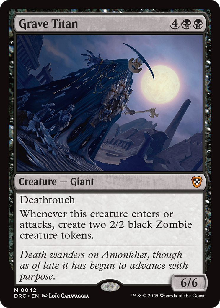 Grave Titan [Aetherdrift Commander] | Good Games North