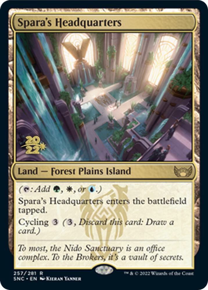 Sparas Headquarters (Prerelease Cards)  - Foil | Good Games North