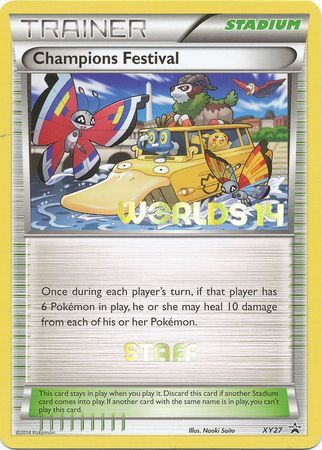 Champions Festival (XY27) (2014 Staff) [XY: Black Star Promos] | Good Games North