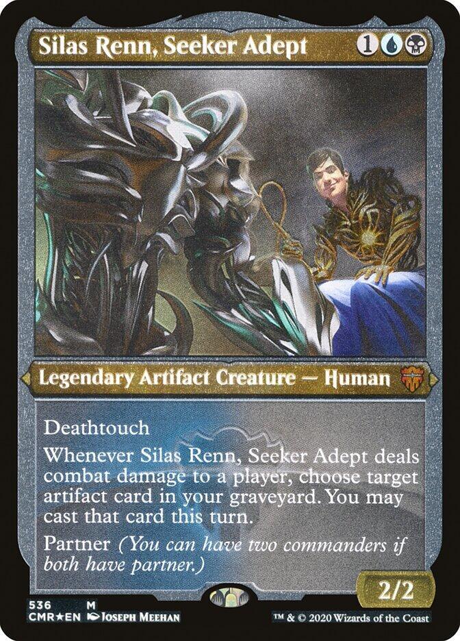 Silas Renn Seeker Adept Foil Etched (Commander Legends)  - Foil | Good Games North