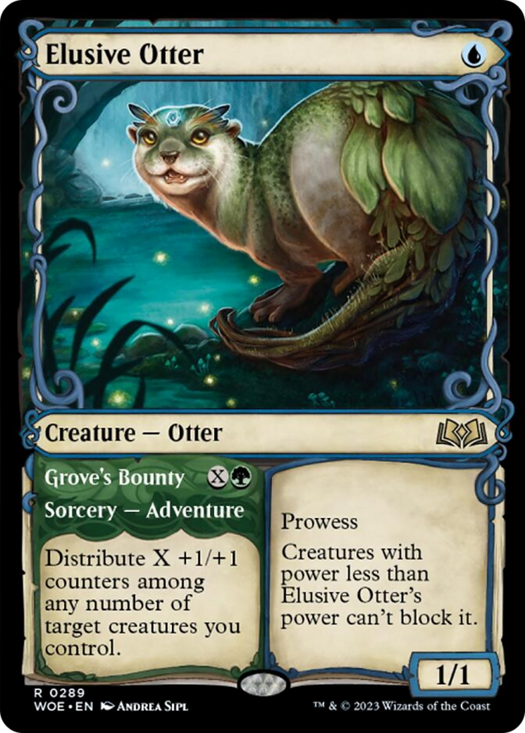 Elusive Otter // Grove's Bounty (Showcase) [Wilds of Eldraine] | Good Games North