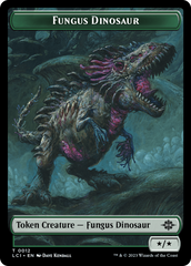 Fungus Dinosaur // Vampire Demon Double-Sided Token [The Lost Caverns of Ixalan Tokens] | Good Games North