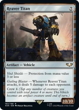 Reaver Titan Surge Foil (Universes Beyond: Warhammer 40,000)  - Foil | Good Games North