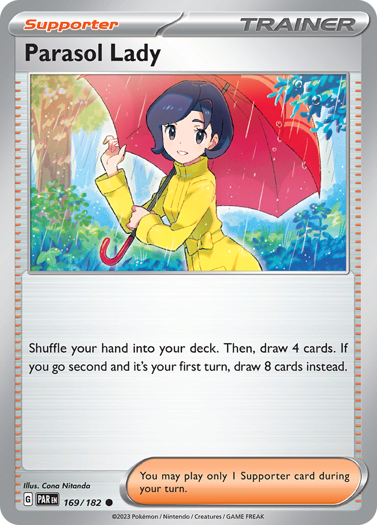 Parasol Lady (169/182) [Scarlet & Violet: Paradox Rift] | Good Games North