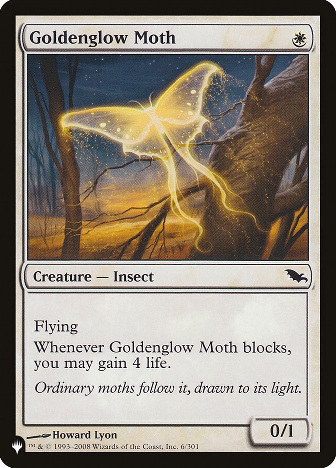 Goldenglow Moth [The List] | Good Games North