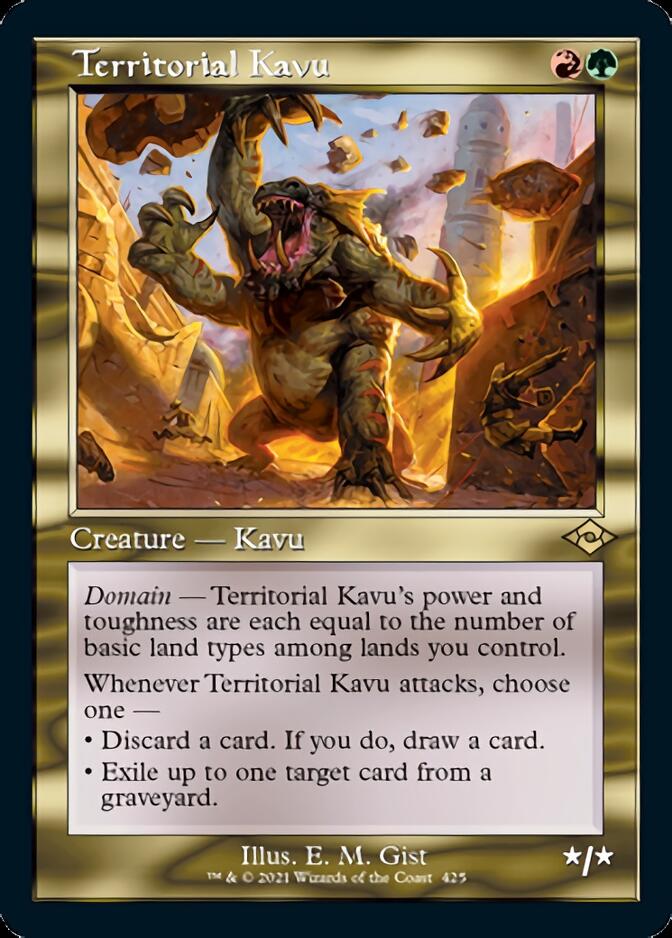 Territorial Kavu (Retro Foil Etched) [Modern Horizons 2] | Good Games North