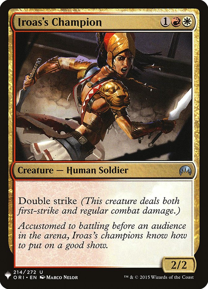 Iroas's Champion [Mystery Booster] | Good Games North