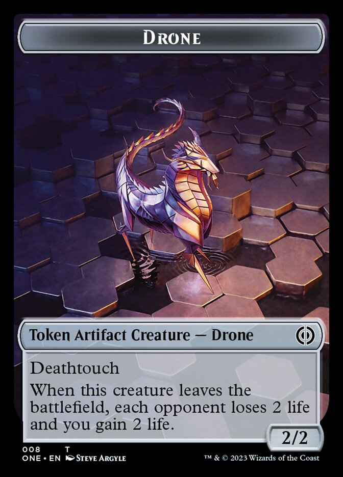 Drone Token [Phyrexia: All Will Be One Tokens] | Good Games North