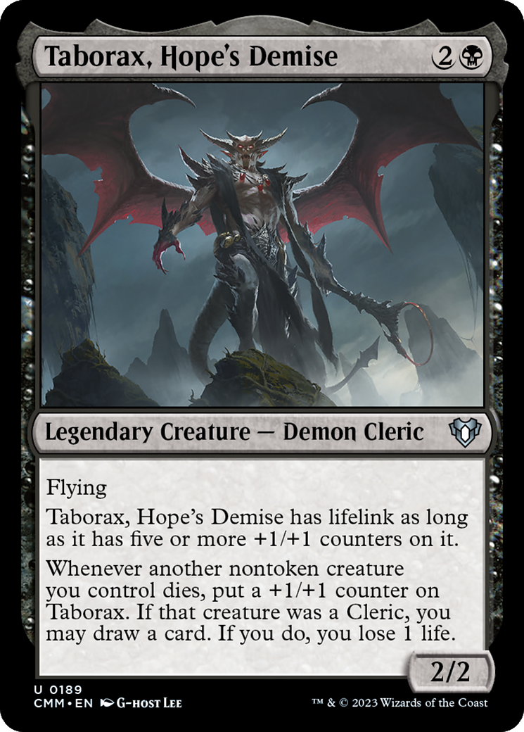Taborax, Hope's Demise [Commander Masters] | Good Games North