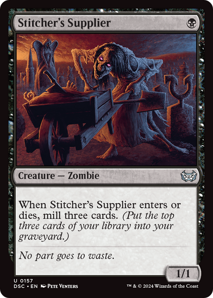 Stitcher's Supplier [Duskmourn: House of Horror Commander] | Good Games North
