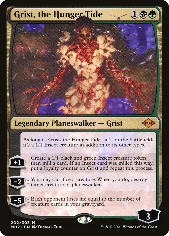 Grist the Hunger Tide (Modern Horizons 2)  - Foil | Good Games North