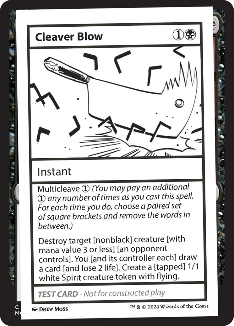 Cleaver Blow [Mystery Booster 2 Playtest Cards] | Good Games North