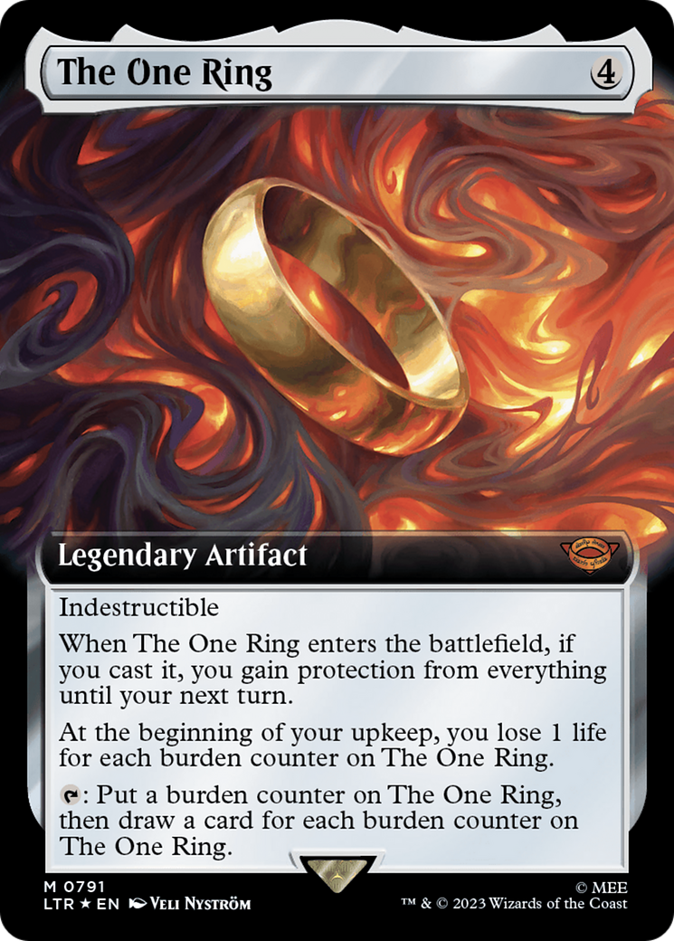 The One Ring (Extended Art) (Surge Foil) [The Lord of the Rings: Tales of Middle-Earth] | Good Games North