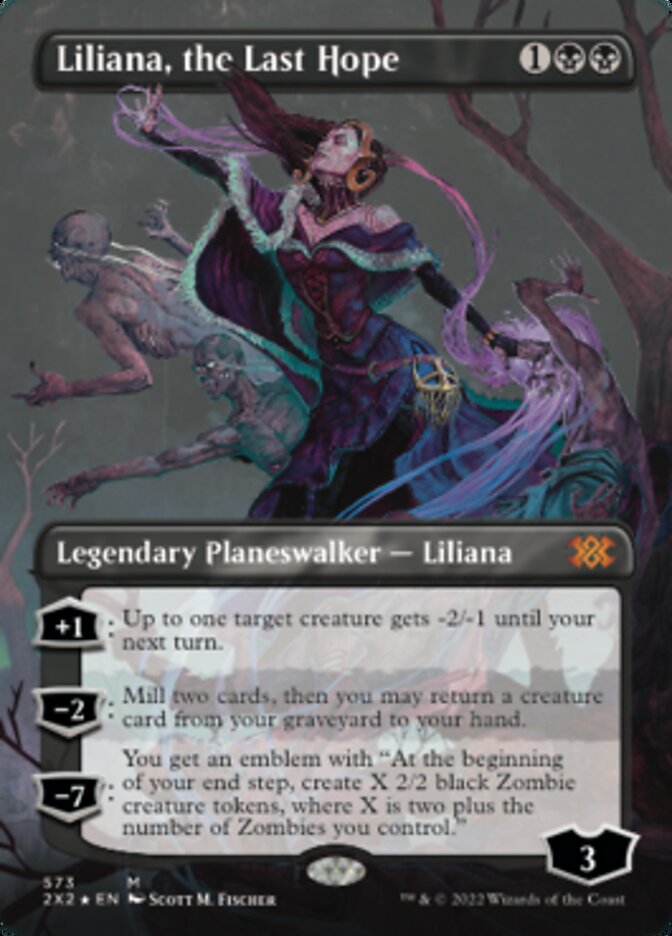 Liliana, the Last Hope (Textured Foil) [Double Masters 2022] | Good Games North