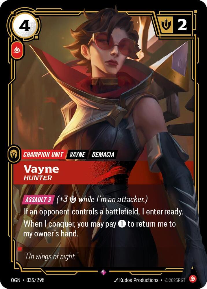 Vayne Hunter (Origins)  - Foil | Good Games North