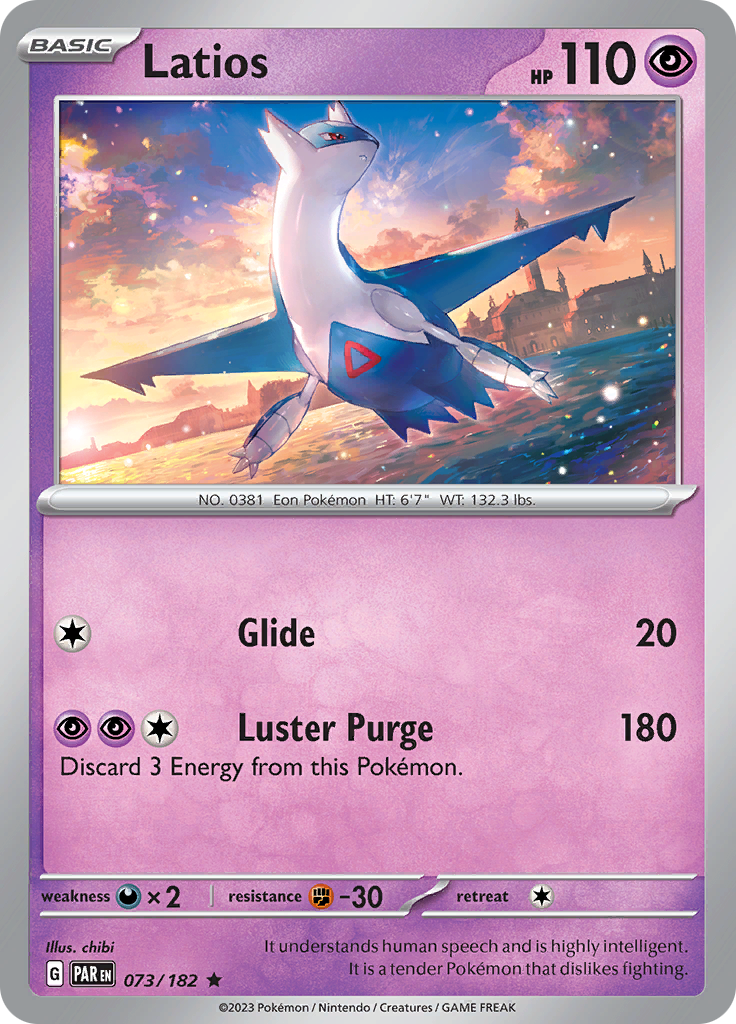 Latios (073/182) [Scarlet & Violet: Paradox Rift] | Good Games North