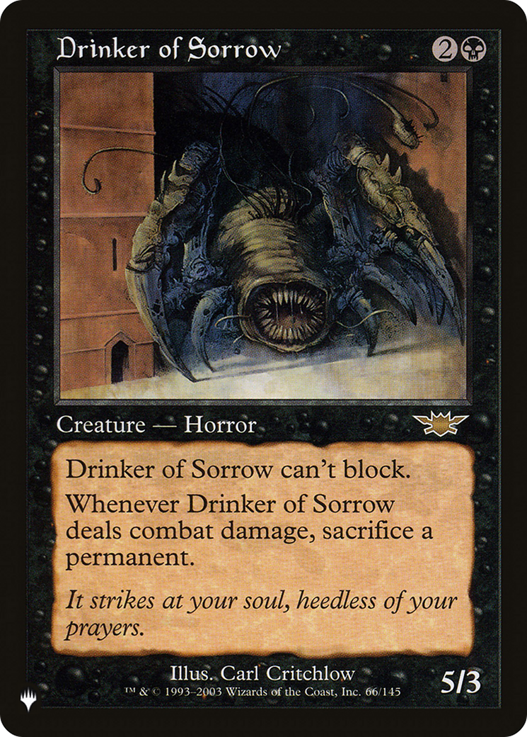 Drinker of Sorrow [The List] | Good Games North