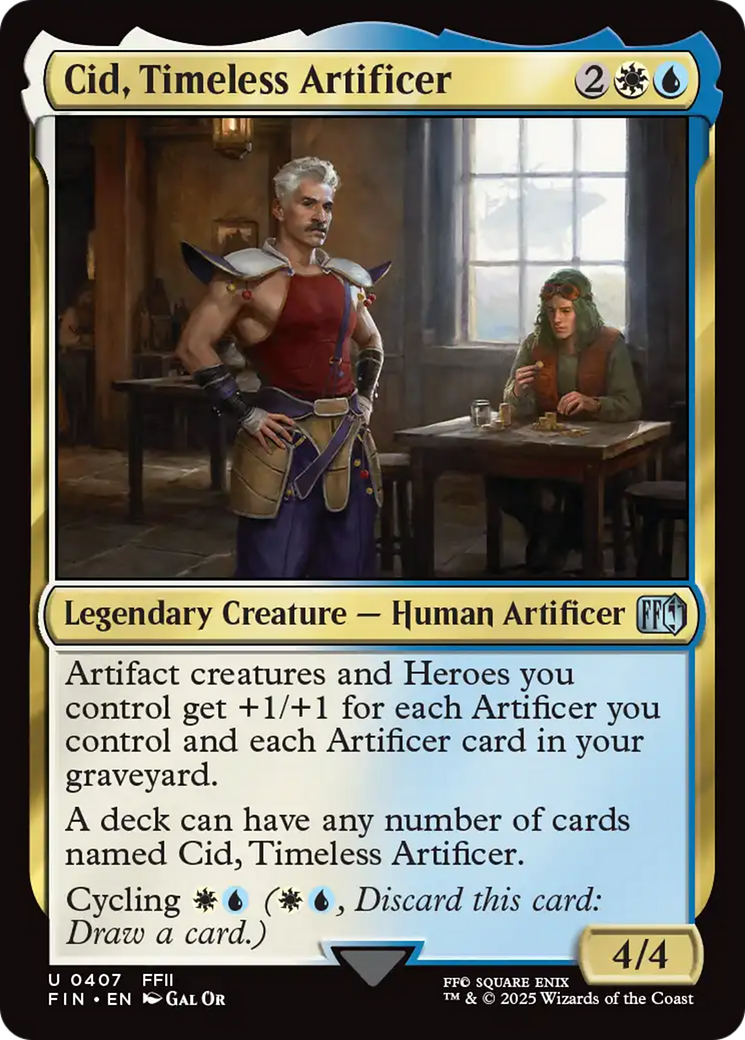 Cid, Timeless Artificer (0407) [FINAL FANTASY] | Good Games North