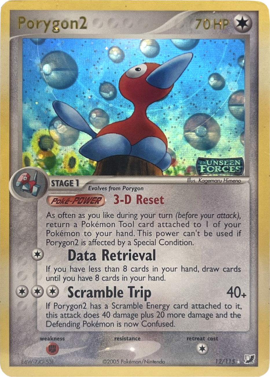 Porygon2 (12/115) (Stamped) [EX: Unseen Forces] | Good Games North